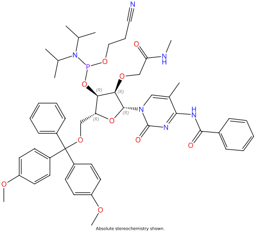 5’-DMT-2’-O-NMA-5-Me-C(Bz)-3’-CE Phosphoramidite