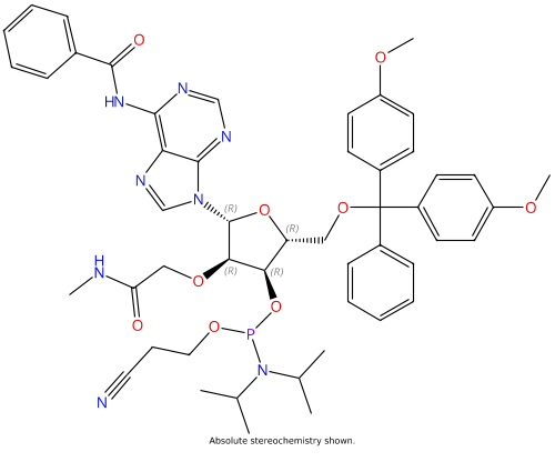 5’-DMT-2’-O-NMA-A(Bz)-3’-CE Phosphoramidite