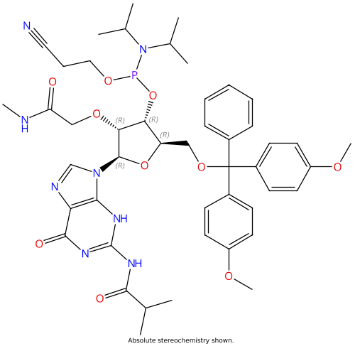 5’-DMT-2’-O-NMA-G(iBu)-3’-CE Phosphoramidite