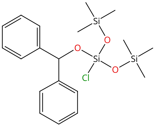 Benzhydryloxybis(trimethylsiloxy)chlorosilane