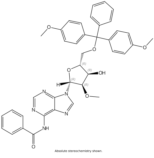 5’–ODMT –2 –OMe –N–benzoyl–Adenosine